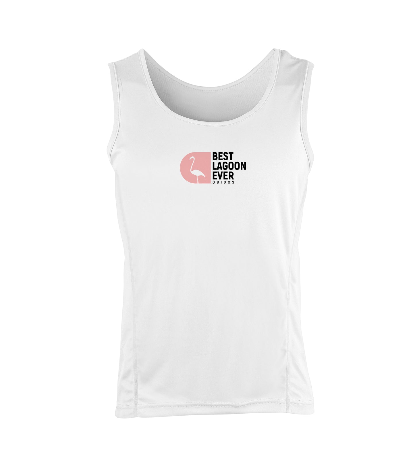 Camiseta sin mangas Best Lagoon Ever - Flamenco