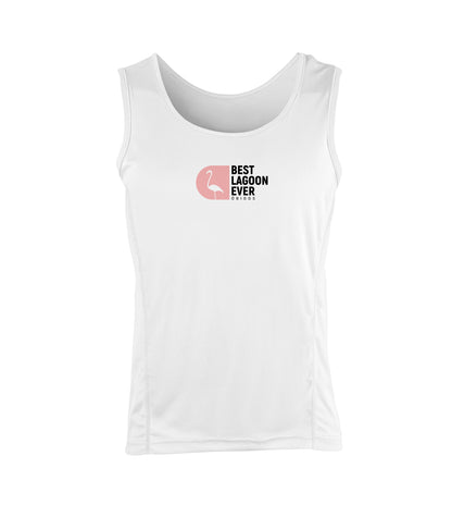 Camiseta sin mangas Best Lagoon Ever - Flamenco