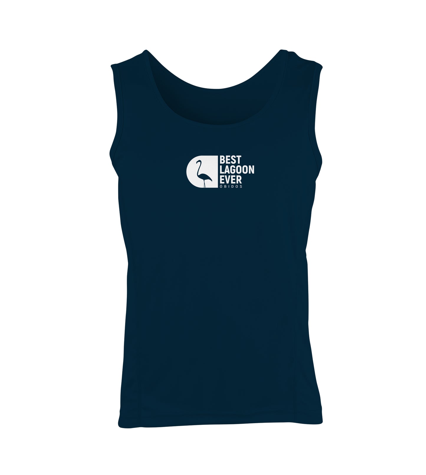 Camiseta sin mangas Best Lagoon Ever - Flamenco
