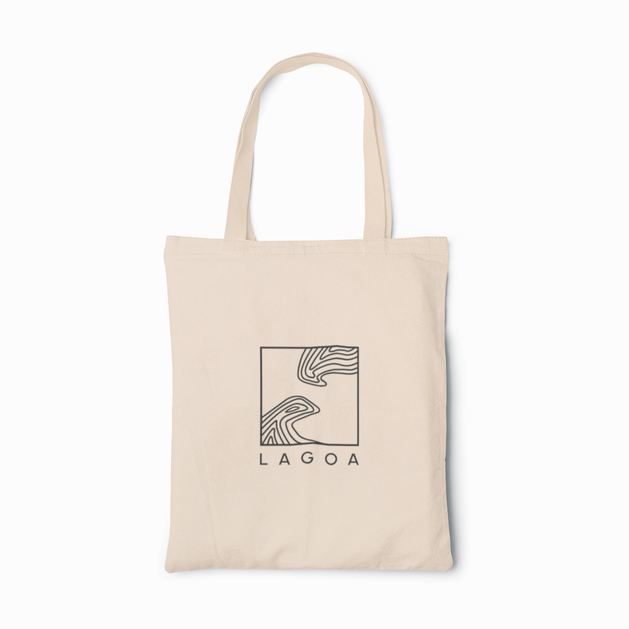 Saco de pano Lagoa de Óbidos - Mapa