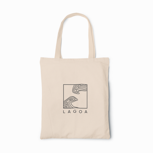 Saco de pano Lagoa de Óbidos - Mapa